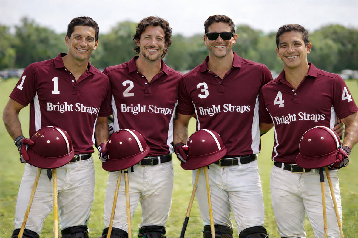 Polo and Equestrian Teams | Burgundy & White Rope Halter | Hand-Tied | Custom Colors