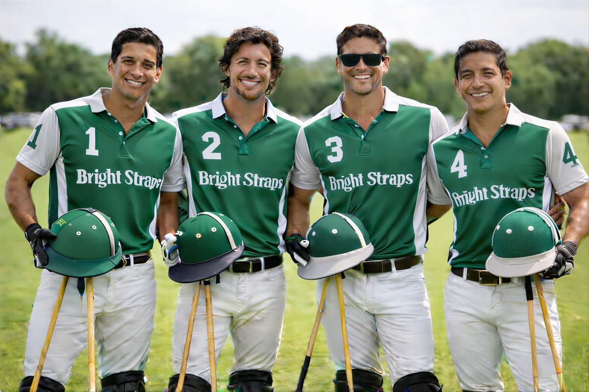 Polo and Equestrian Teams | Green & White Rope Halter | Hand-Tied | Custom Colors