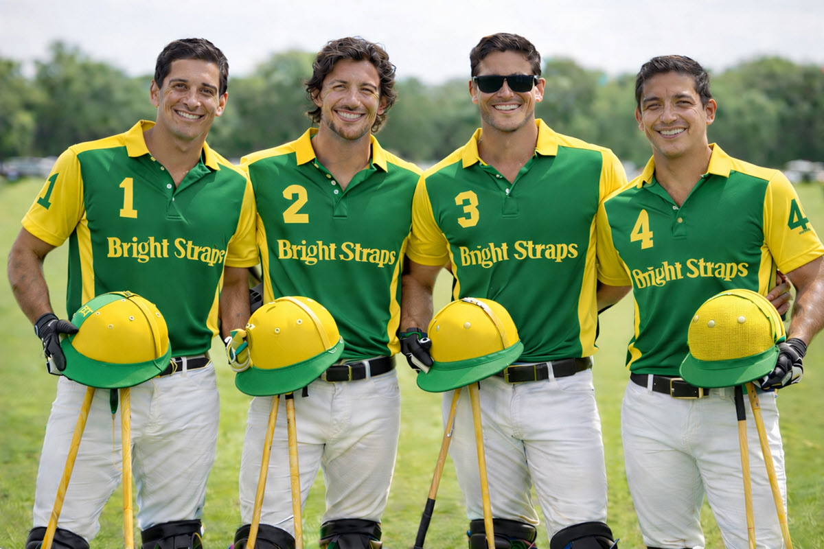 Polo and Equestrian Teams | Green & Yellow Rope Halter | Hand-Tied | Custom Colors