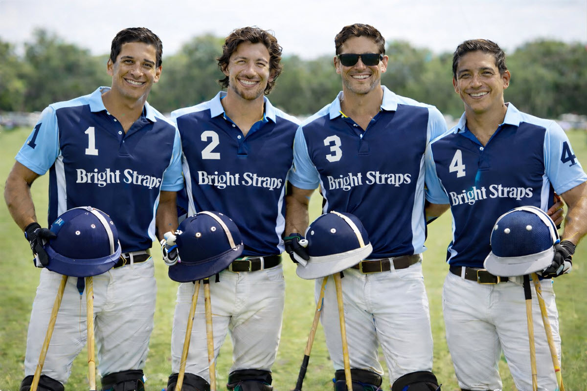 Polo and Equestrian Teams | Sky Blue & Navy Blue Rope Halter | Hand-Tied | Custom Colors