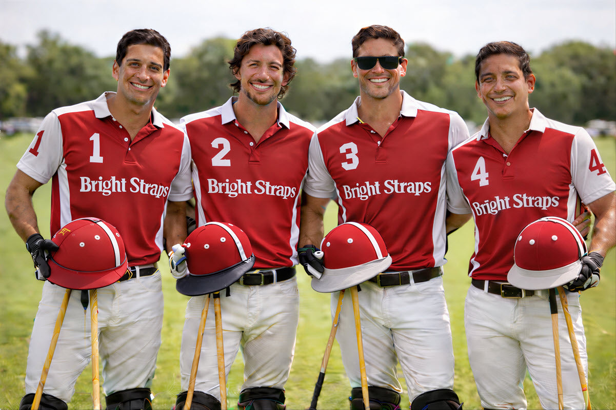 Polo and Equestrian Teams | Red & White Rope Halter | Hand-Tied | Custom Colors